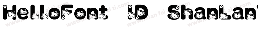 HelloFont ID ShanLanTi字体转换